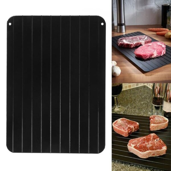 Fast Defrosting Tray Thaw  Kitchen Quick Aluminum Thaw Plate - Image 9