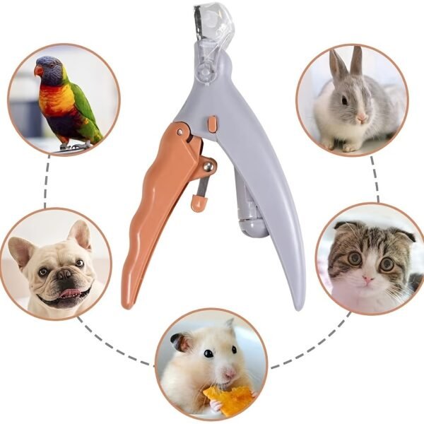 LED Light Pet Nail Trimmer Suitable For Trimming Cat And Dog Nails And Paws Magnifying Glass Can Be Used As Nail Clip Quick Trim Steel Blade - Image 3