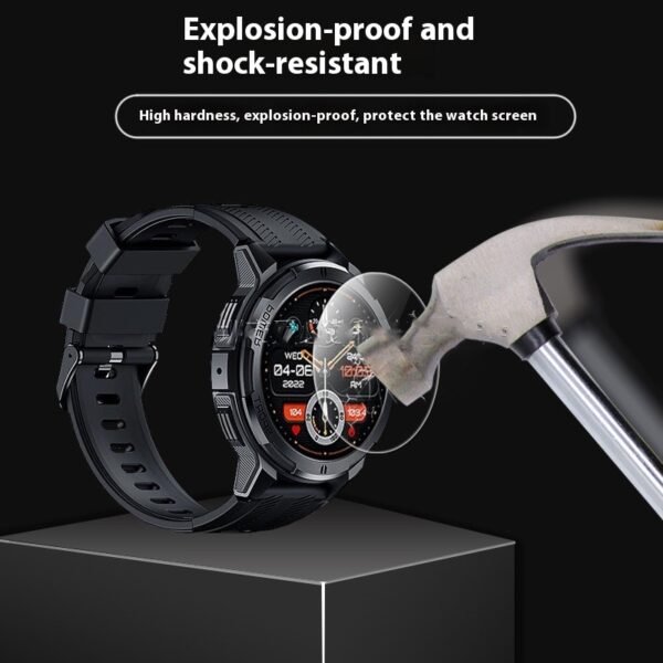 Suitable For Ouqi BT10 Wristwatch Tempered Screen Protector Glass Film - Image 3